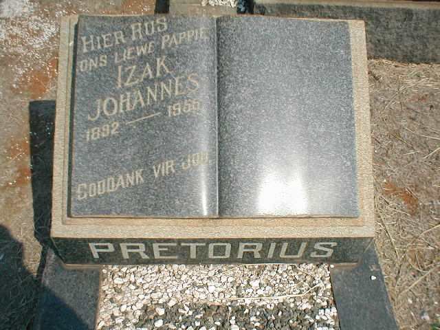 PRETORIUS Izak Johannes 1892-1955