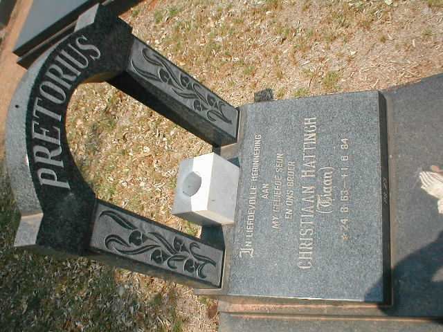 PRETORIUS Christiaan Hattingh 1963-1984