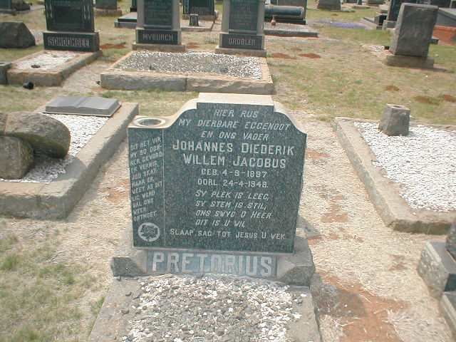 PRETORIUS Johannes Diederik Willem Jacobus 1897-1948