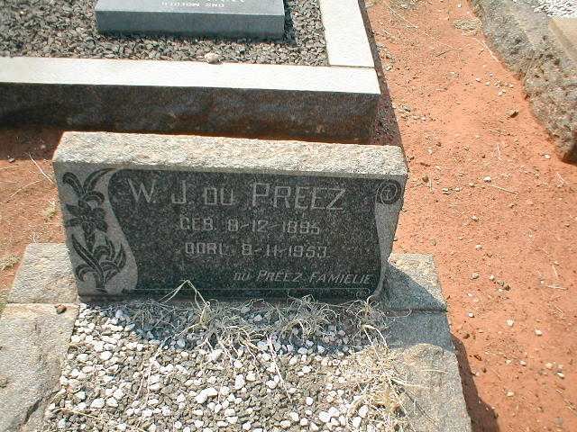 PREEZ W.J., du 1895-1953
