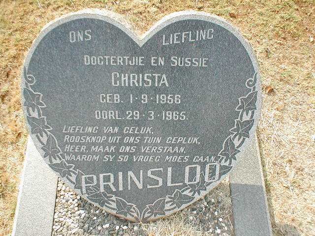 PRINSLOO Christa 1956-1965
