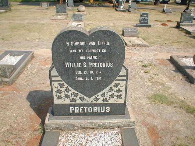 PRETORIUS Willie S. 1917-1956