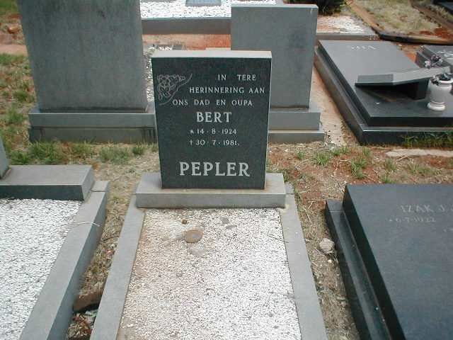 PEPLER Bert 1924-1981