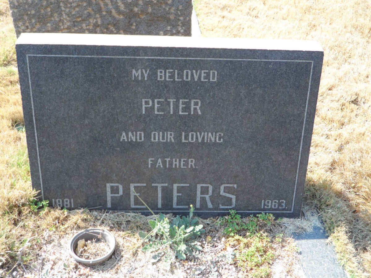 PETERS Peter 1881-1963
