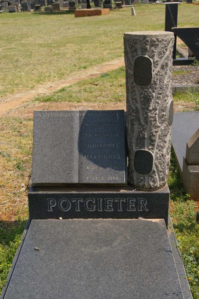 POTGIETER Johannes Marthinus 1945-1984