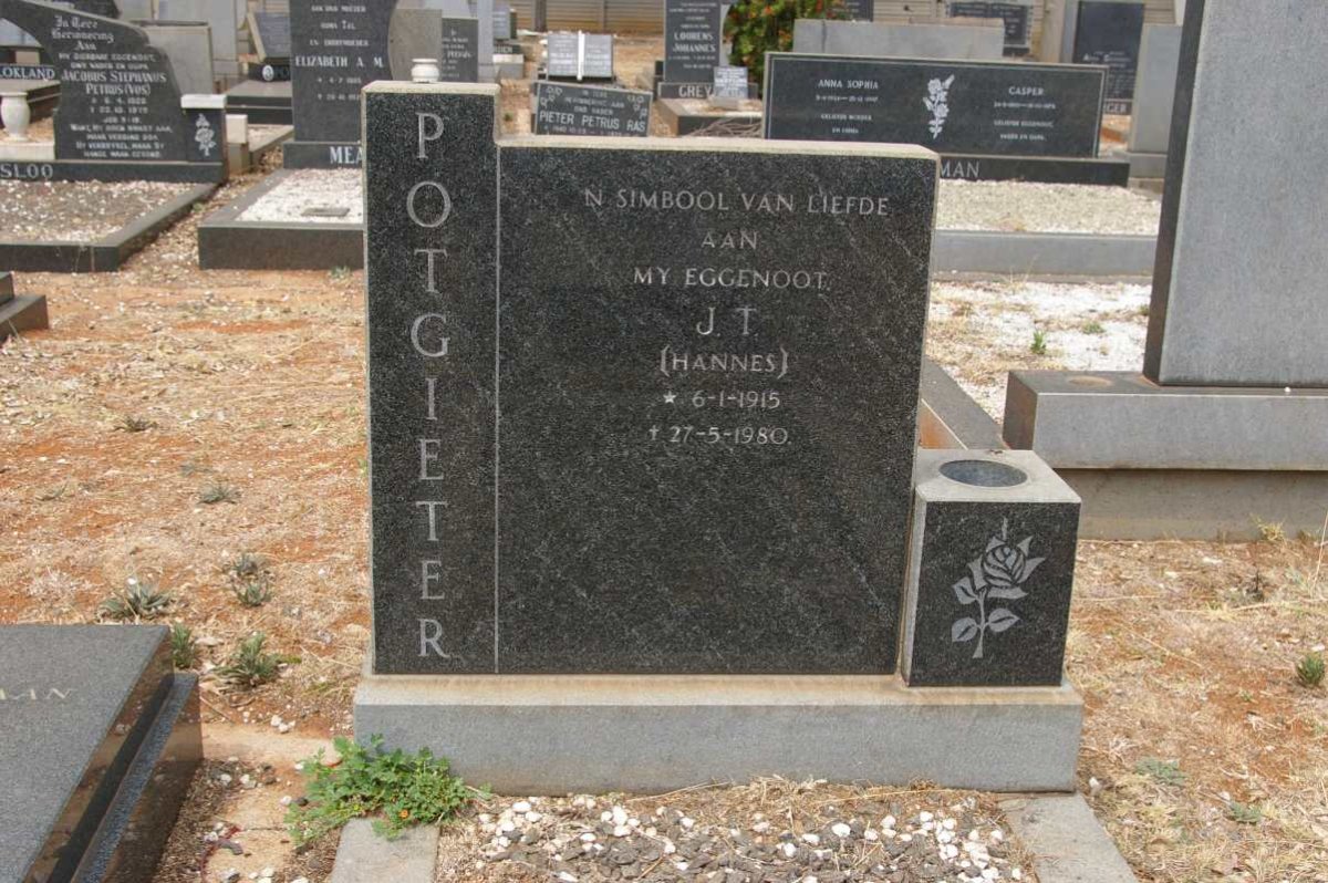 POTGIETER J.T. 1915-1980
