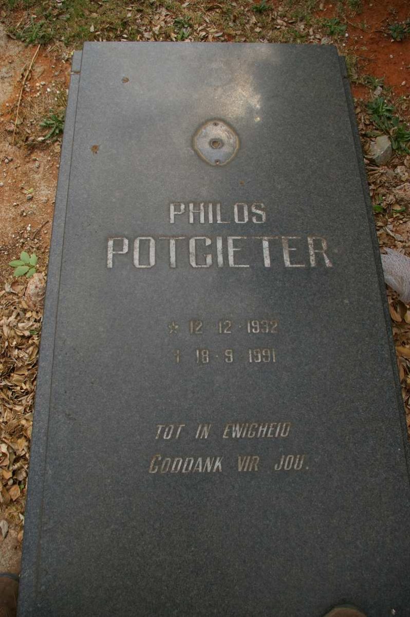 POTGIETER Philos 1932-1991