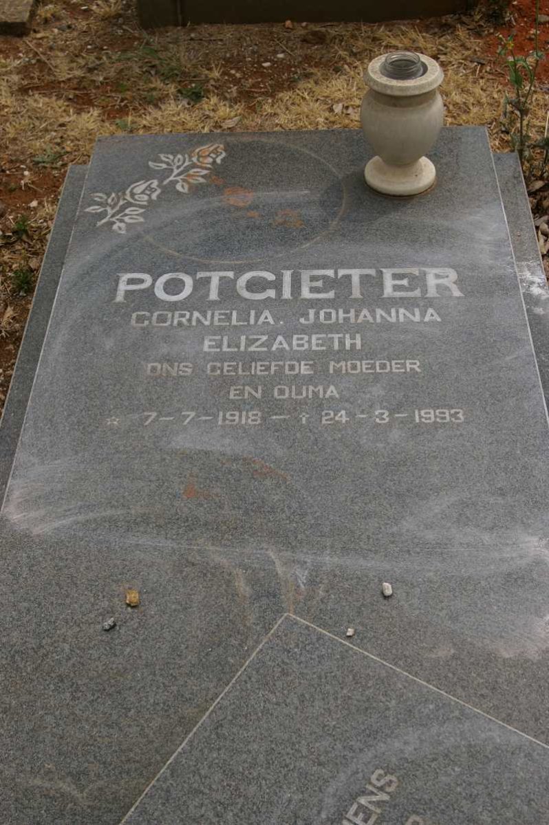 POTGIETER Cornelia Johanna Elizabeth 1918-1993