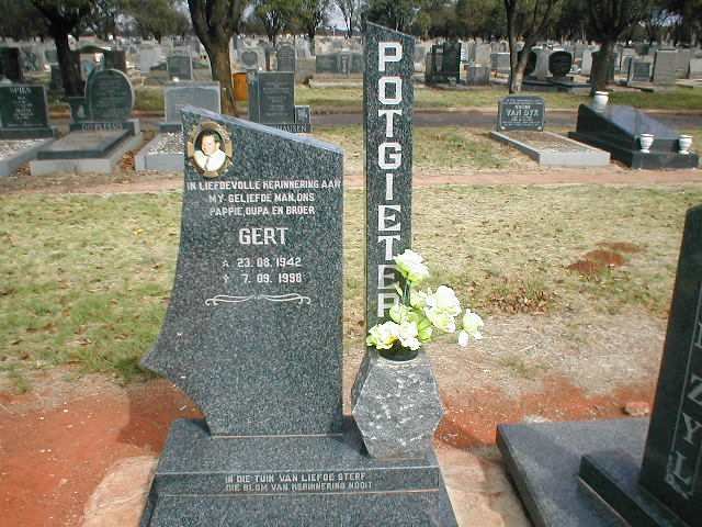 POTGIETER Gert 1942-1998