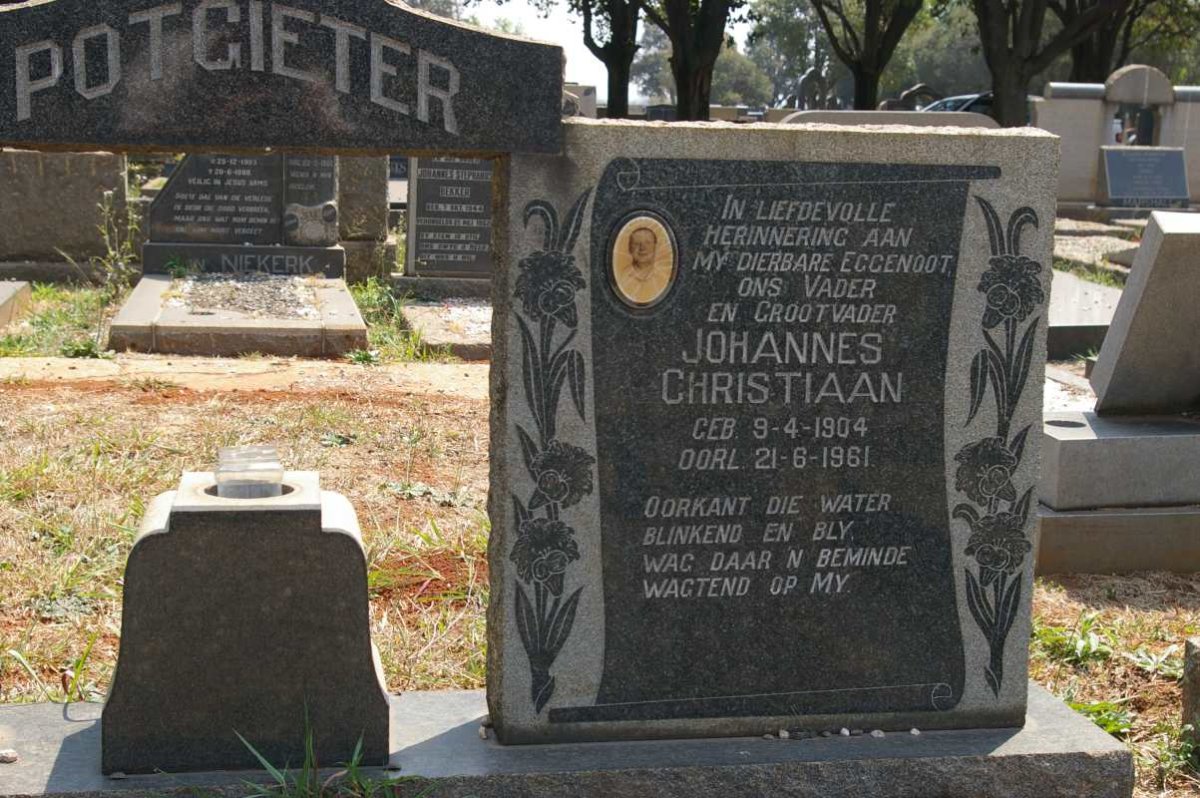 POTGIETER Johannes Christiaan 1904-1961