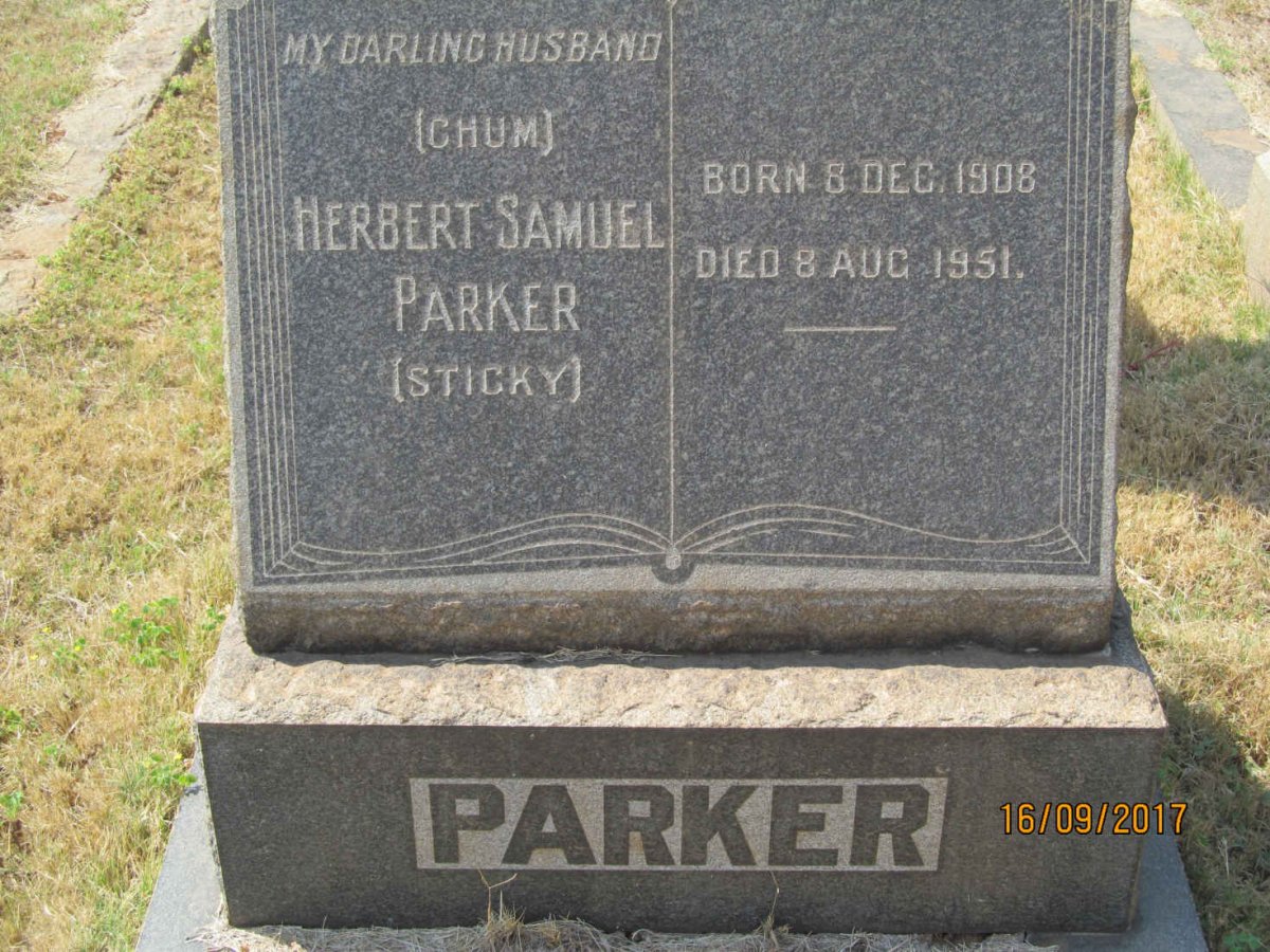 PARKER Herbert Samuel 1908-1951
