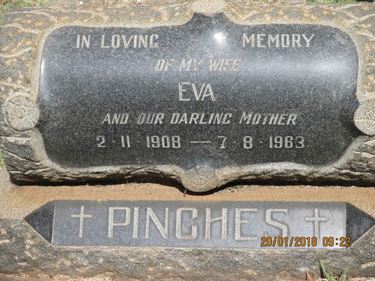 PINCHES Eva 1908-1963