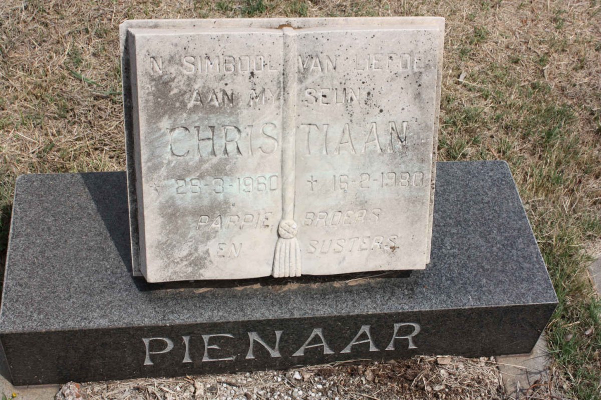 PIENAAR Christiaan 1960-1980