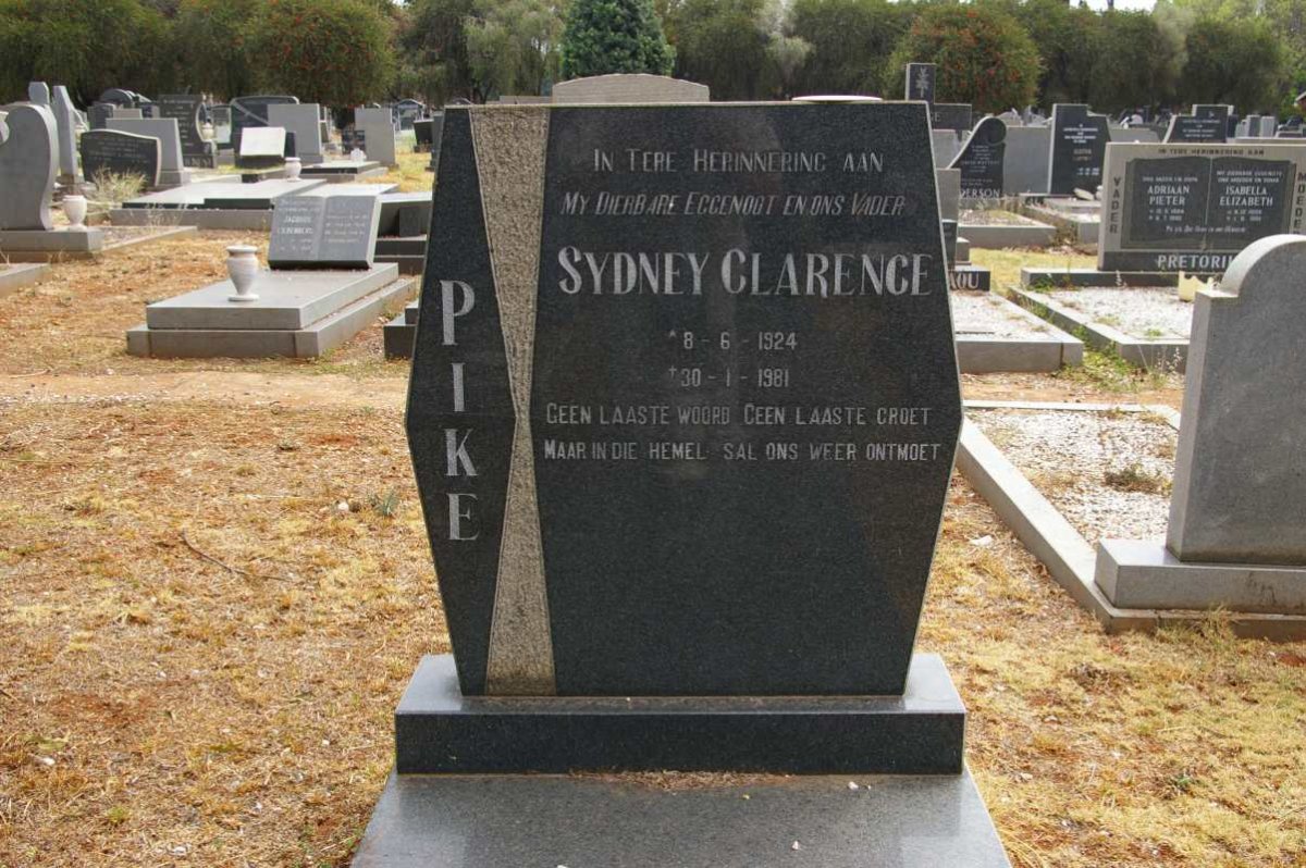 PIKE Sydney Clarence 1924-1981