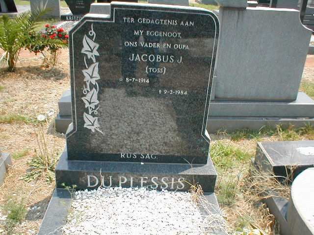 PLESSIS Jacobus J., du 1914-1984