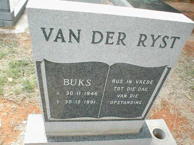 RYST Buks, van der 1946-1991
