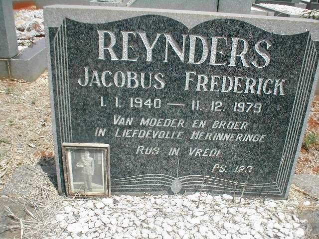 REYNDERS Jacobus Frederick 1940-1979