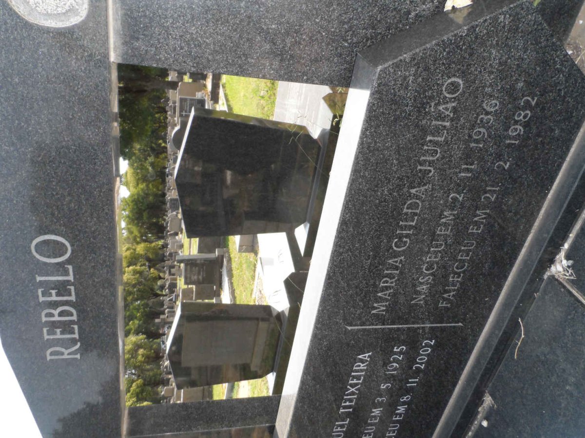 REBELO Manuel Teixeira 1925-2002 &amp; Maria Gilda Juliăo 1936-1982