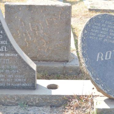 ROTHMAN Bassie 1910-1955 :: ROTHMAN Pietie 1918-1974 :: ROTHMAN Michael 1924-1973