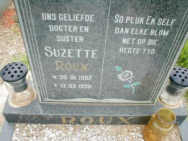 ROUX Suzette 1982-1998