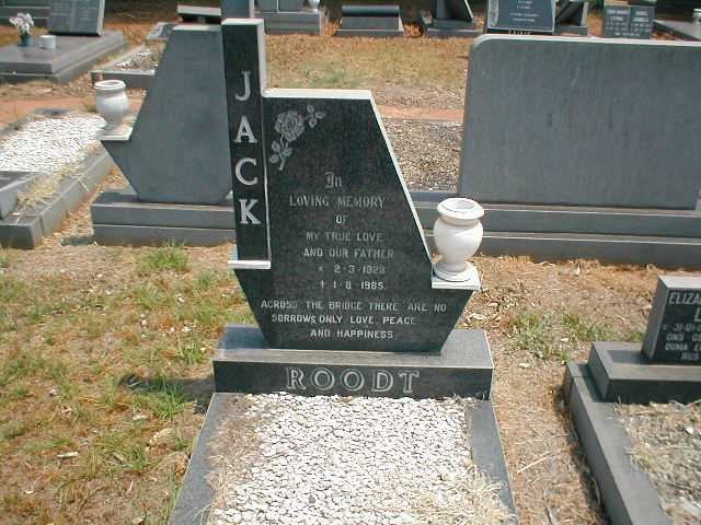 ROODT Jack 1928-1985