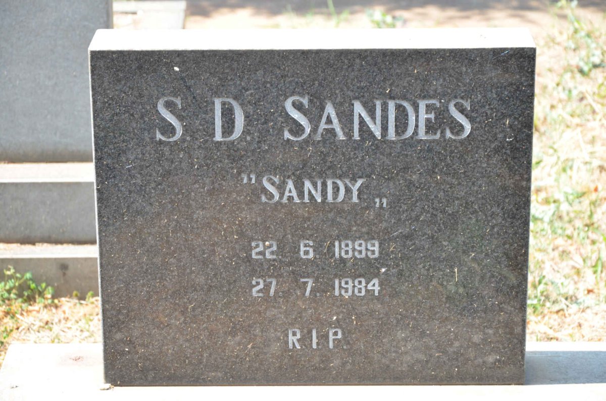 SANDES S.D. 1899-1984