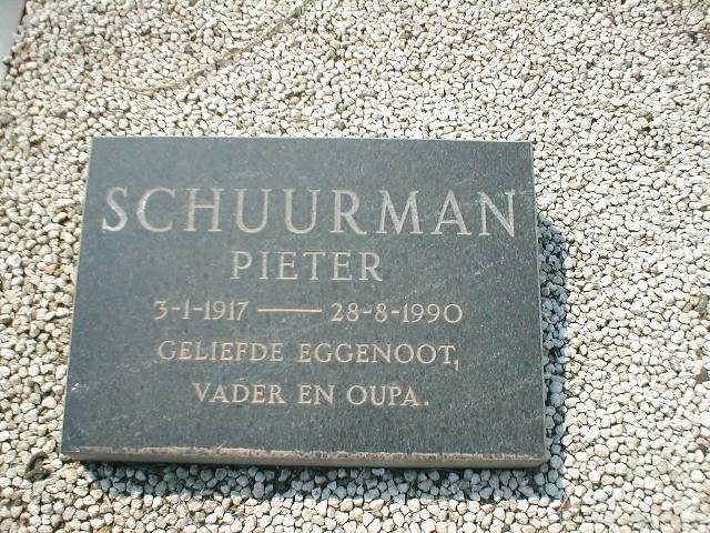 SCHUURMAN Pieter 1917-1990