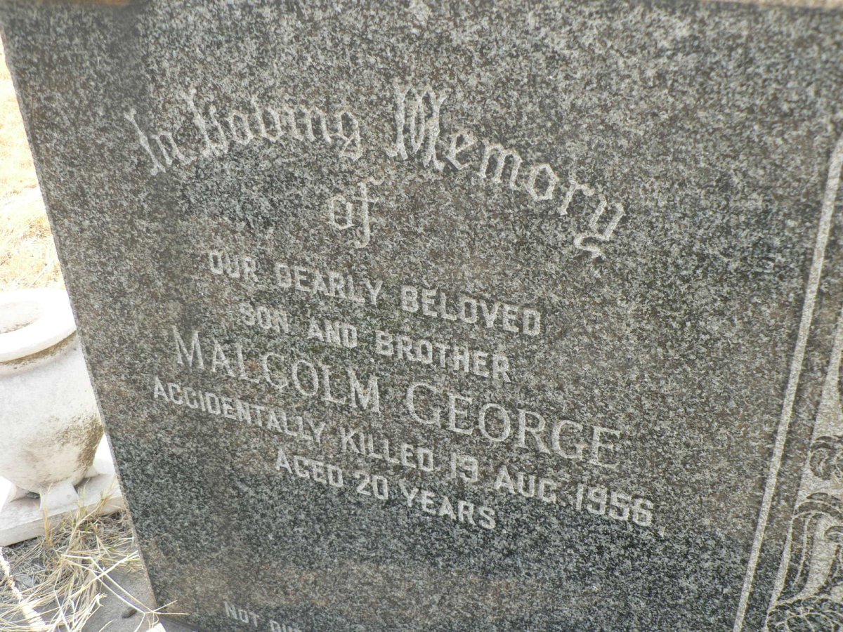 SHAW Isabella Anne -1968 :: SHAW Malcolm George -1956