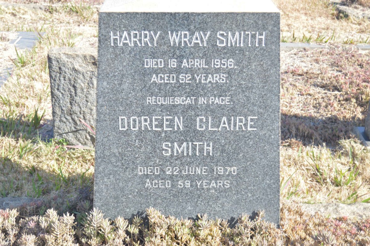 SMITH Harry Wray -1956 &amp; Doreen Claire -1970