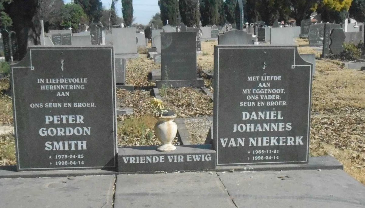 SMITH Peter Gordon 1973-1998 :: NIEKERK Daniël Johannes, van 1965-1998