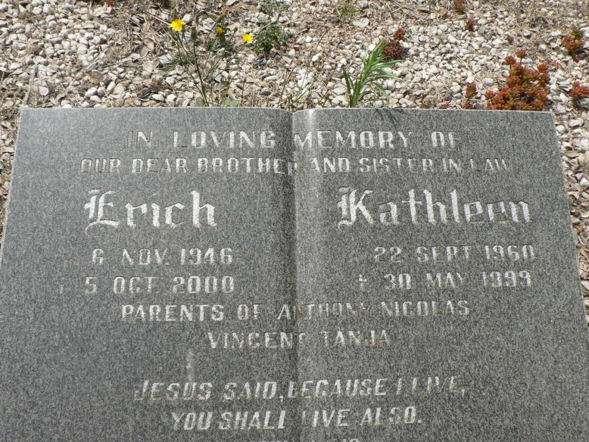 SOTHMANN Erich 1946-2000 :: SOTHMANN Kathleen 1960-1999