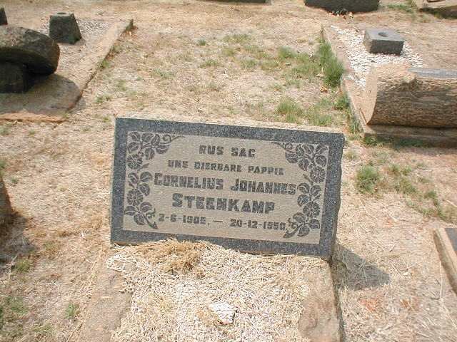STEENKAMP Cornelius Johannes 1905-1950