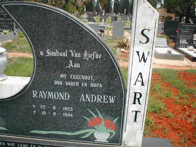 SWART Raymond Andrew 1923-1994