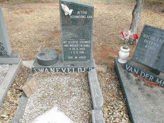 SWANEVELDER Sophia 1933-1991