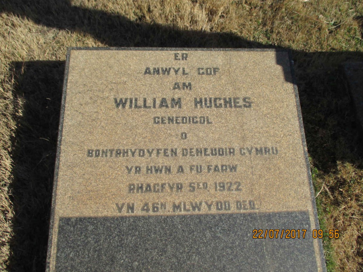 HUGHES William -1922