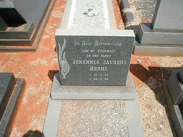 HORNE Johannes Jacobus 1939-1979