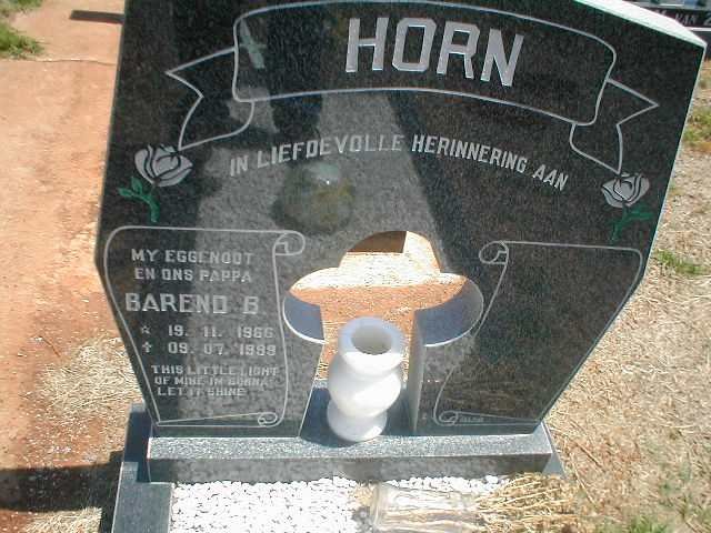 HORN Barend B. 1966-1999