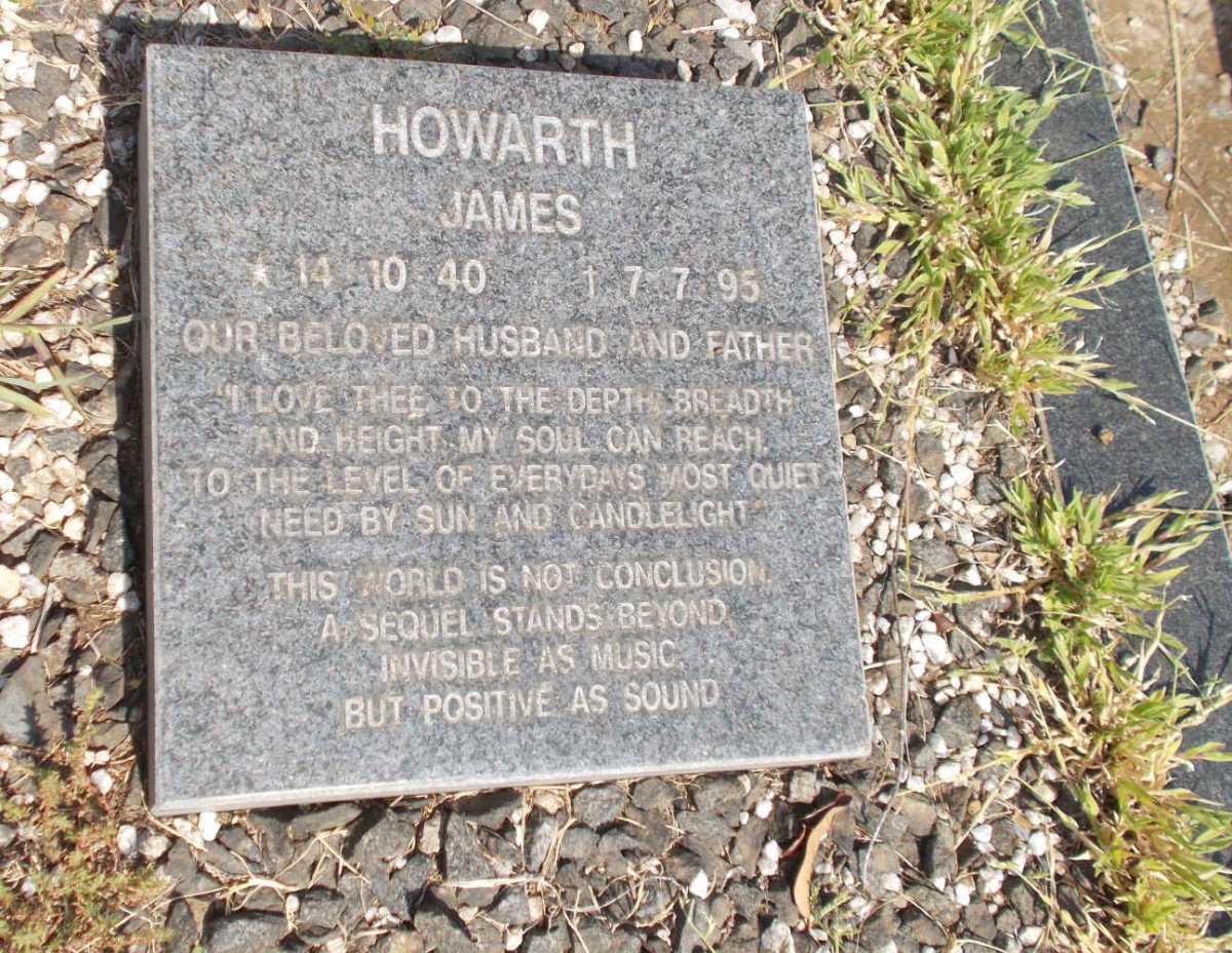 HOWARTH James 1940-1995