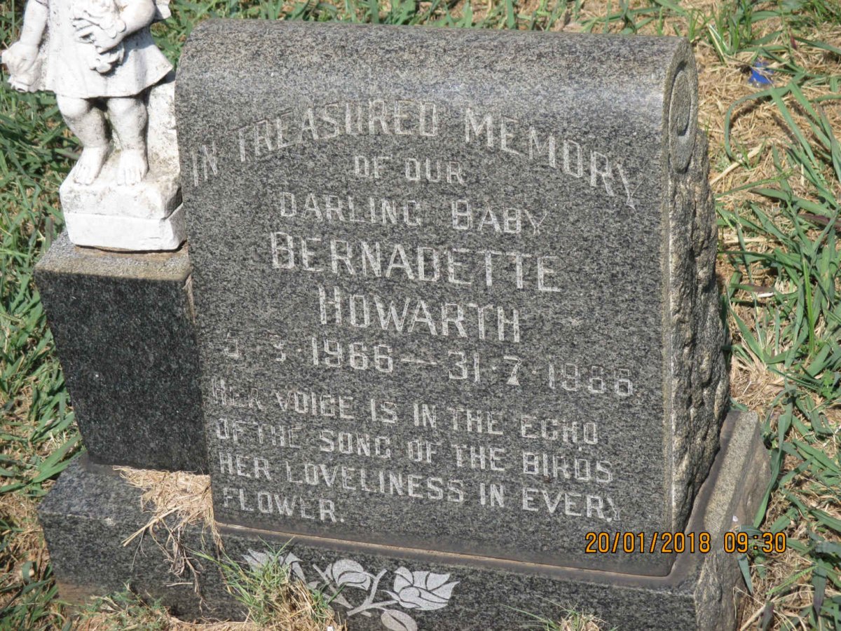 HOWARTH Bernadette 1966-1966