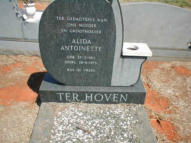 HOVEN Alida Antoinette, ter 1911-1975