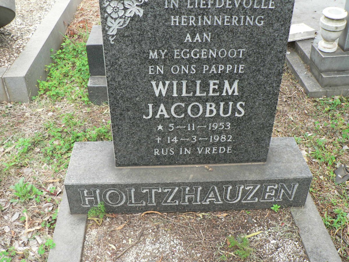 HOLTZHAUZEN Willem Jacobus 1953-1982