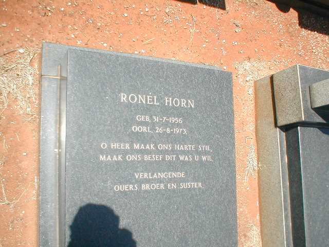 HORN Ronél 1956-1973