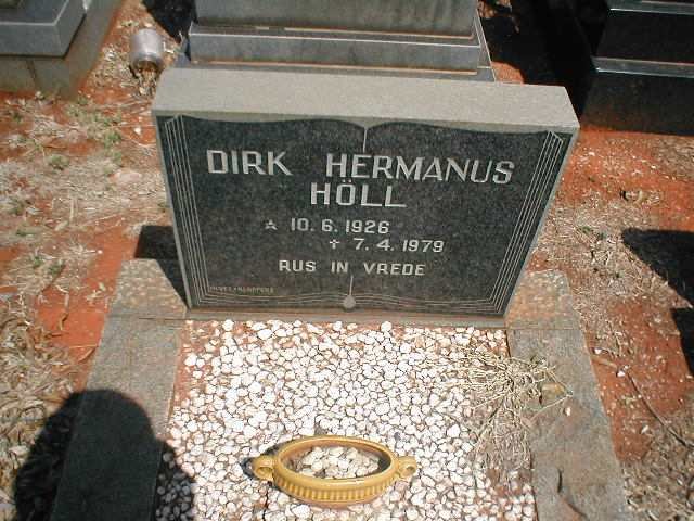 HÖLL Dirk Hermanus 1926-1979