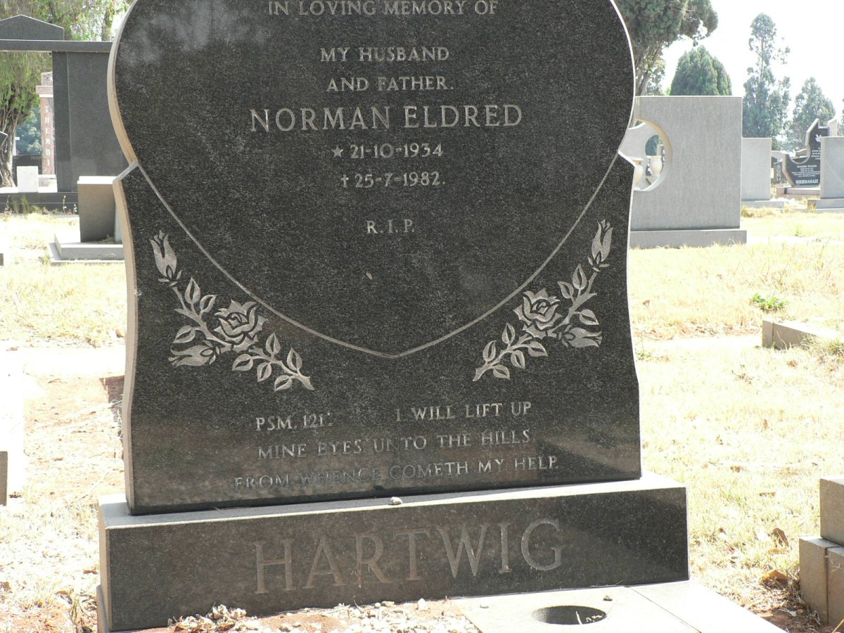 HARTWIG Norman Eldred 1934-1982
