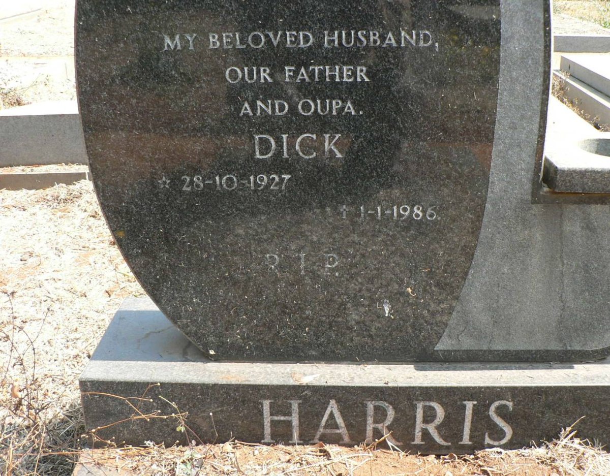 HARRIS Dick 1927-1986