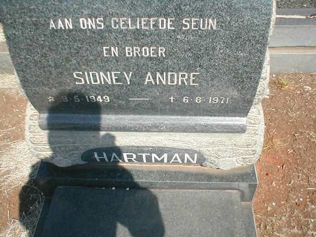 HARTMAN Sidney André 1949-1971