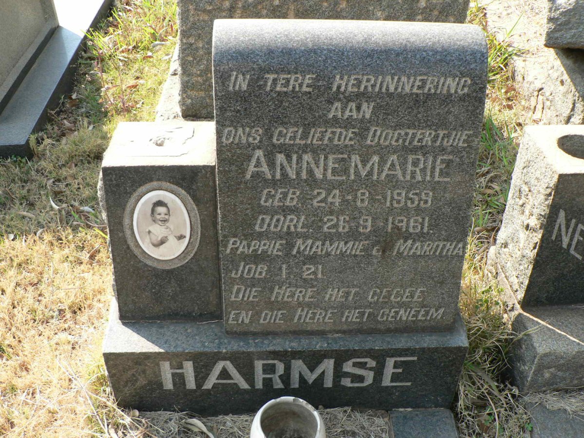 HARMSE Annemarie 1959-1961