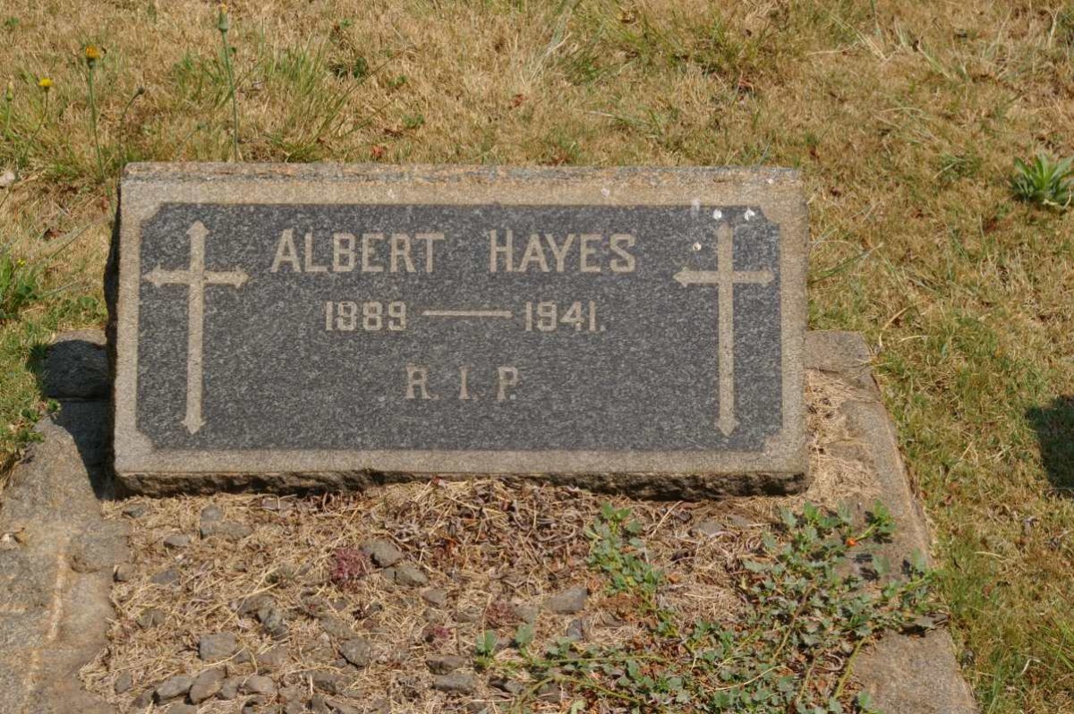 HAYES Albert 1889-1941