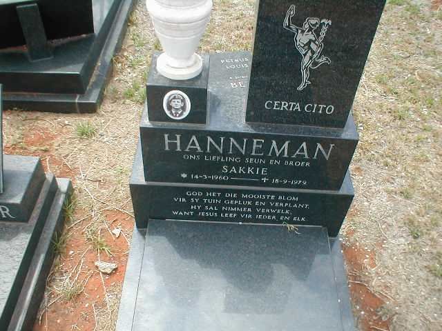 HANNEMAN Sakkie 1960-1979
