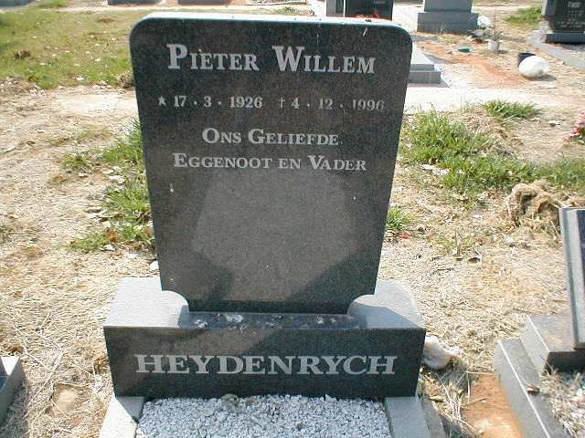HEYDENRYCH Pieter Willem 1926-1996